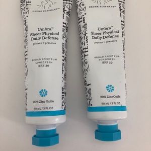 Two Drunk Elephant Sheer Umbra SPF 30. NWT